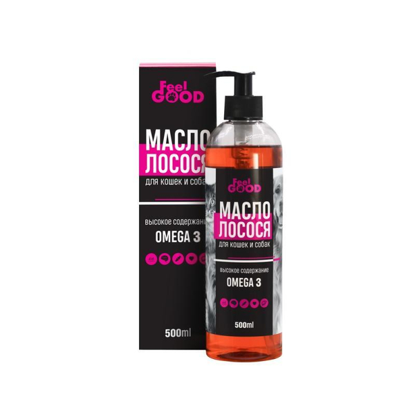 Масло Лосося Feel GOOD Омега-3 500 мл