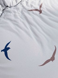 Простынь на резинке Сказка "Чайки (компаньон)" 120х200 см