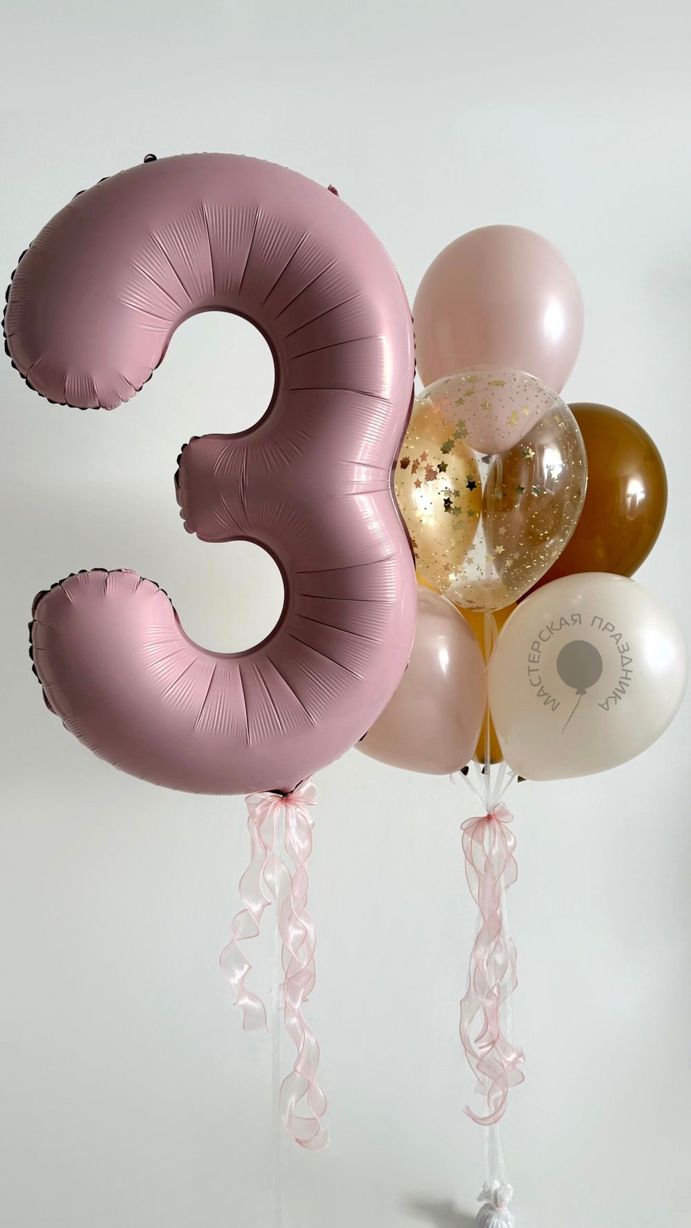 Воздушные шары для девочки на 3 годика №8919  Изображение6