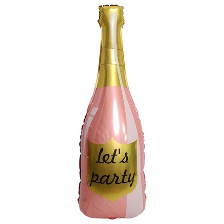 Фигура Falali Бутылка шампанского let`s party, розовый #19650