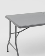 Стол-чемодан складной 152*74*74 серый