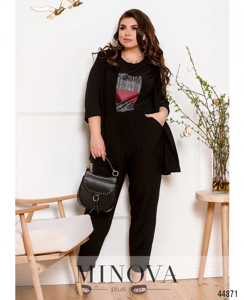 Костюм 1083Б-чёрный Minova