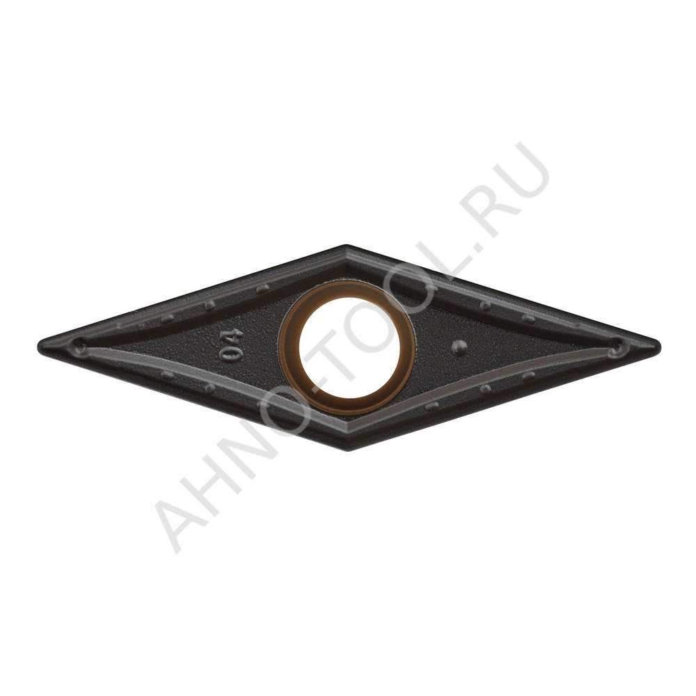 Пластина твердосплавная ISO VBMT160404-PMA ACP10E AHNO по стали, чистовая