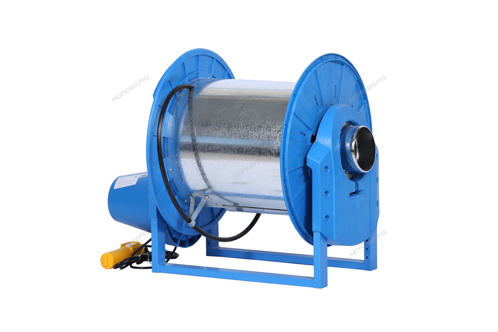 Катушка для сбора выхлопных газов с автоматическим приводом со шлангом L=8 м, D=100 мм и насадкой NORDBERG HRF8100E-KIT