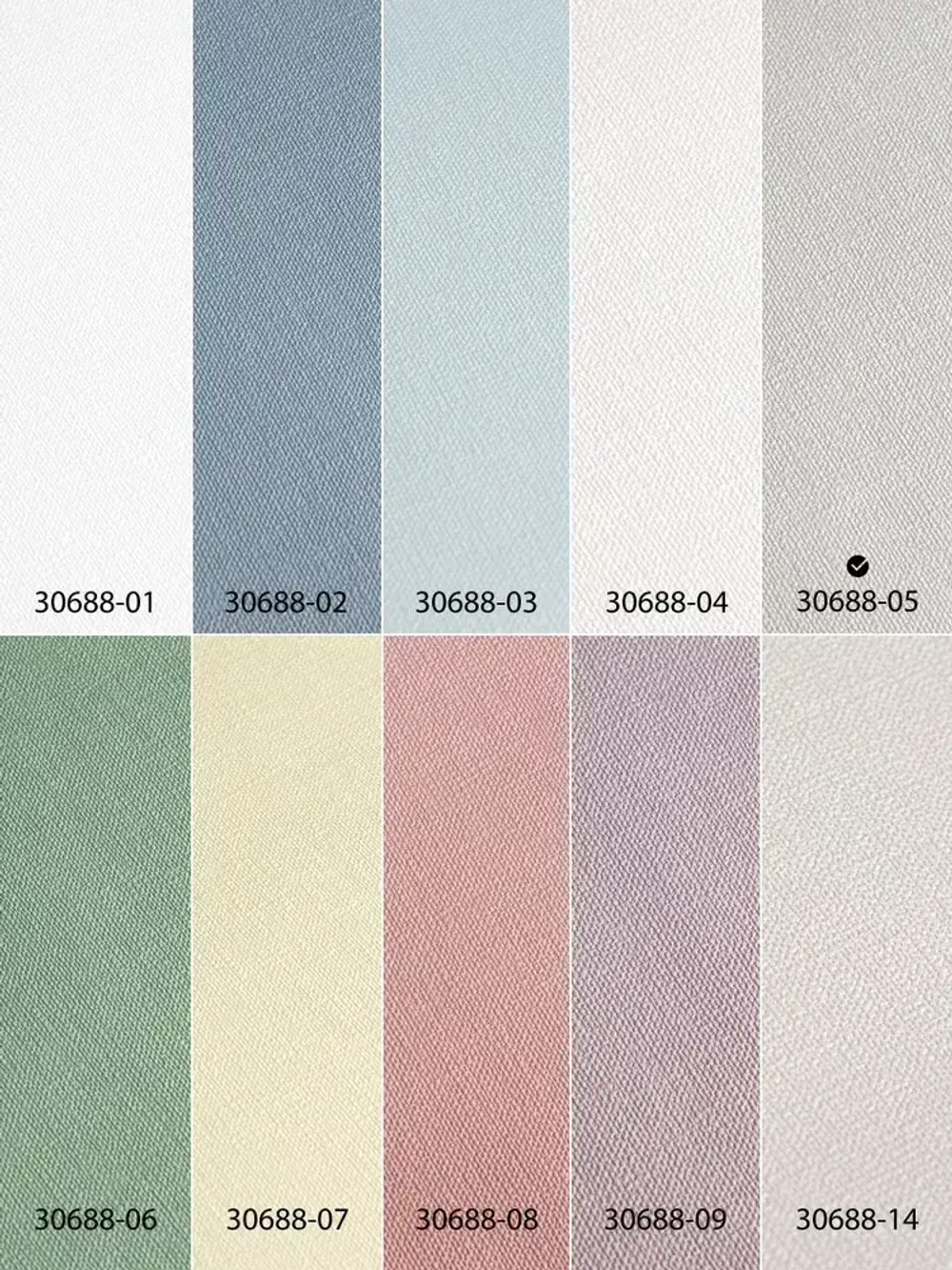 Обои флизелиновые 1.06, виниловые серые однотонные Textile (Moda Interio) метровые под ткань в гостиную и на кухню