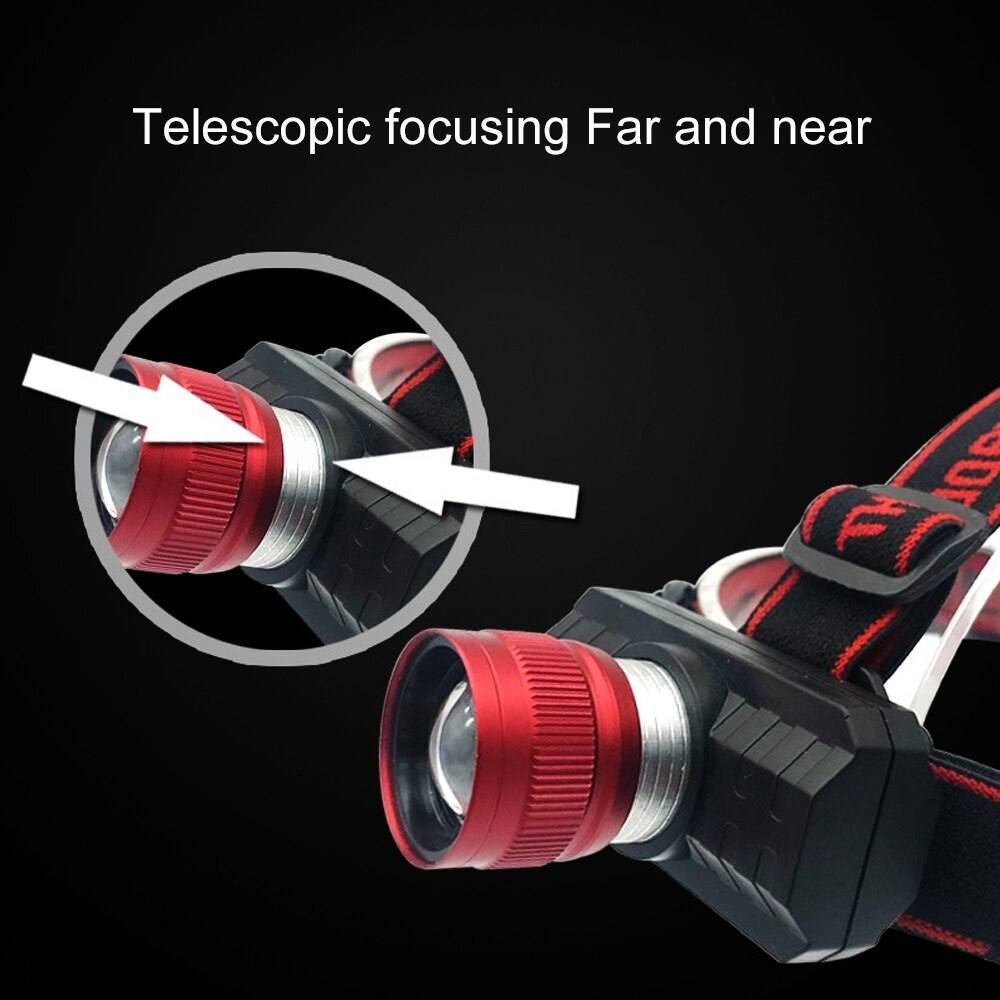 Фонарь налобный / тройной свет