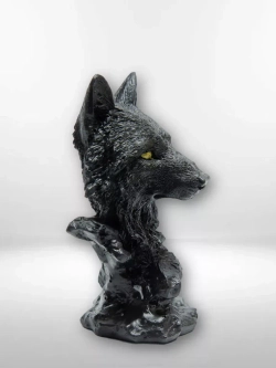 Коллекционная алтарная фигурка статуэтка Тотем Волка оберег для дома