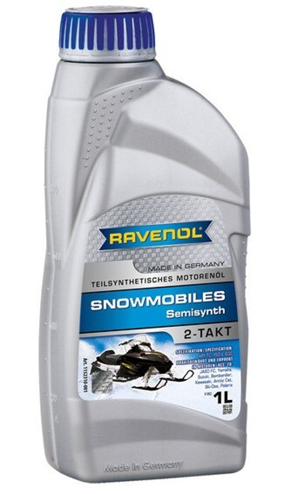 Масло Ravenol Snowmobiles Teilsynth 2-Takt полусинтетическое 1л 4014835728516