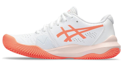Женские теннисные кроссовки Asics Gel-Challenger 14 Clay - white/sun coral