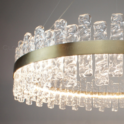 Люстра Cloyd FREDER-B C1 / Ø80 см - латунь (арт.10916)