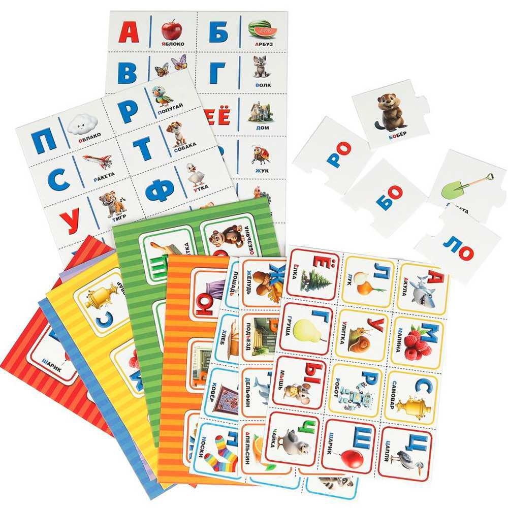 Игра наст Азбука. Обучающая игра 7 в 1 4660254455535