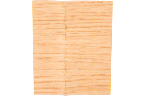 ЗАГЛУШКИ САМОКЛЕЙКИ ELEMENT ДУБ МОЛОЧНЫЙ 14ММ 50ШТ 23780