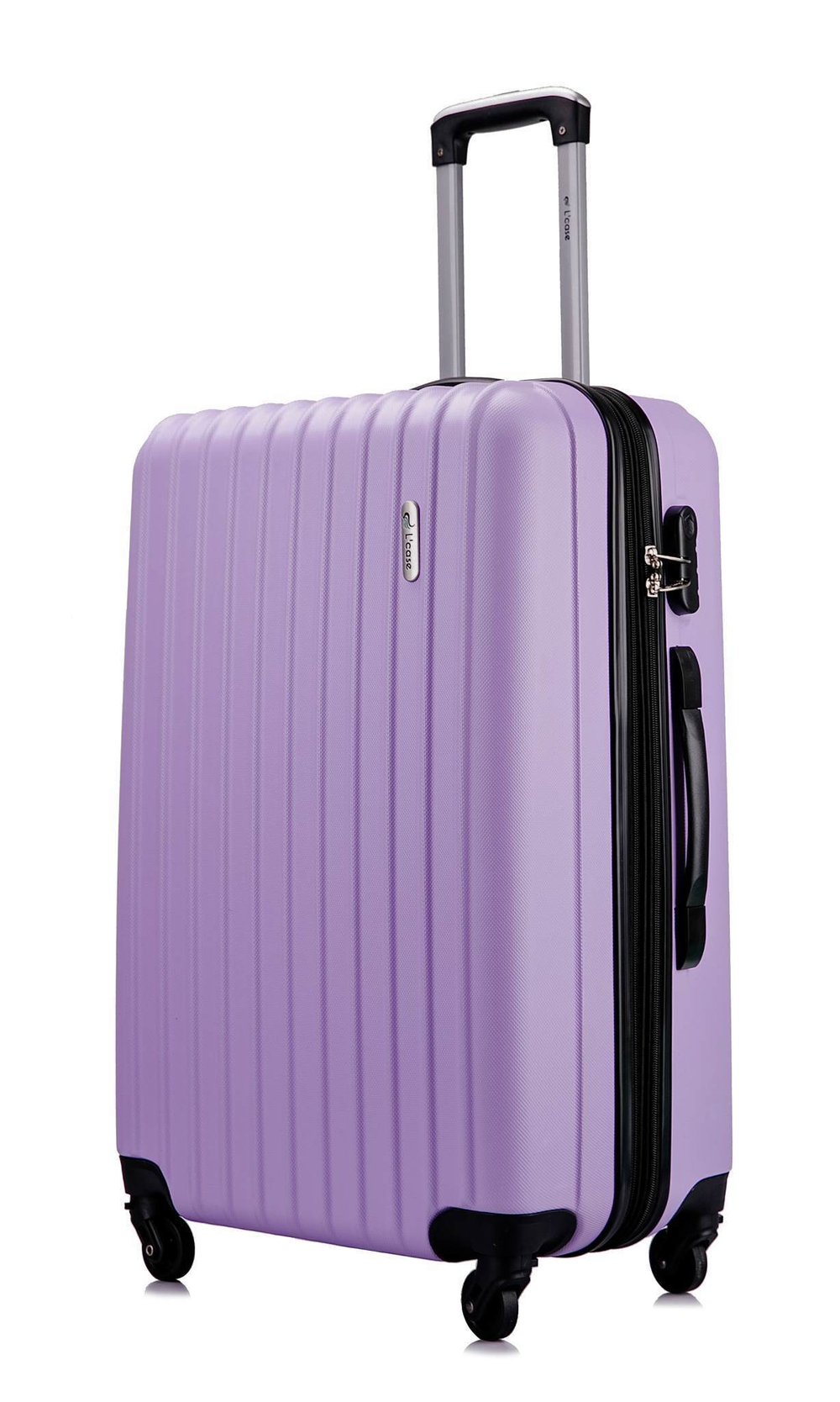 Большой чемодан L'Case Krabi, лиловый