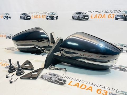 Зеркала Гранта с повторителем Lada Samara мех.(без окраски)