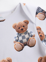 Боди с длинным рукавом для малышей Next B23-062, 3 шт., Серый, Голубой