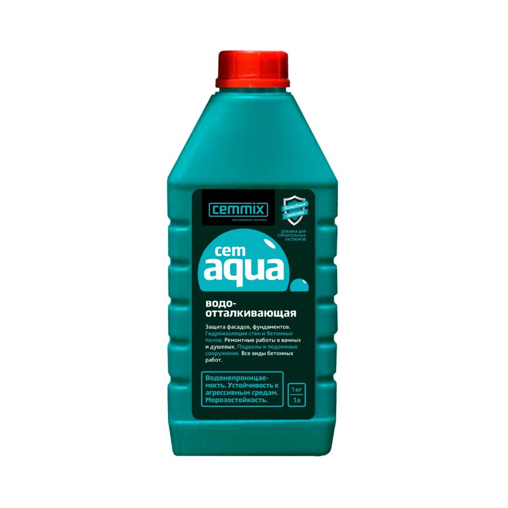 ДОБАВКА ВОДООТАЛКИВАЮЩАЯ CEMAQUA 1 Л CEMMIX