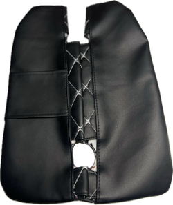 Чехлы на козырьки Лада Веста Vesta(белая нить Бабочка)