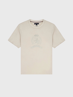 Футболка Tommy Hilfiger Laurel Leaf Logo Garment- Dyed Casablanca
