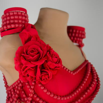 LA 033-01 Спортивное бальное платье для Латины (latina dress)