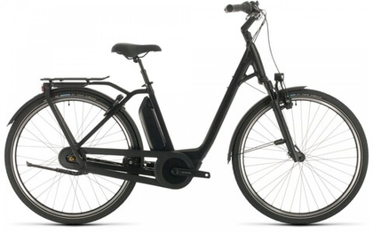Велосипед CUBE TOWN HYBRID EXC 500 black edition (2020) Easy Entry