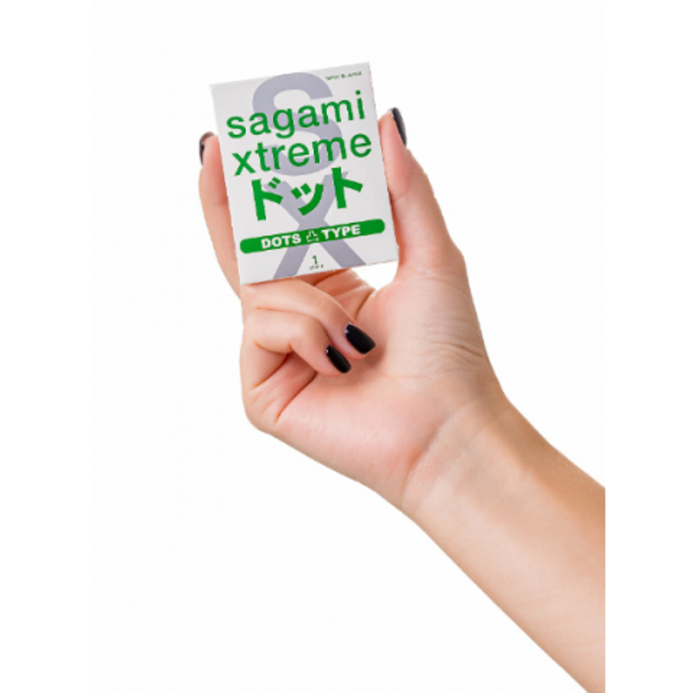 Презервативы SAGAMI Xtreme Type-E 1 шт. (точечные)