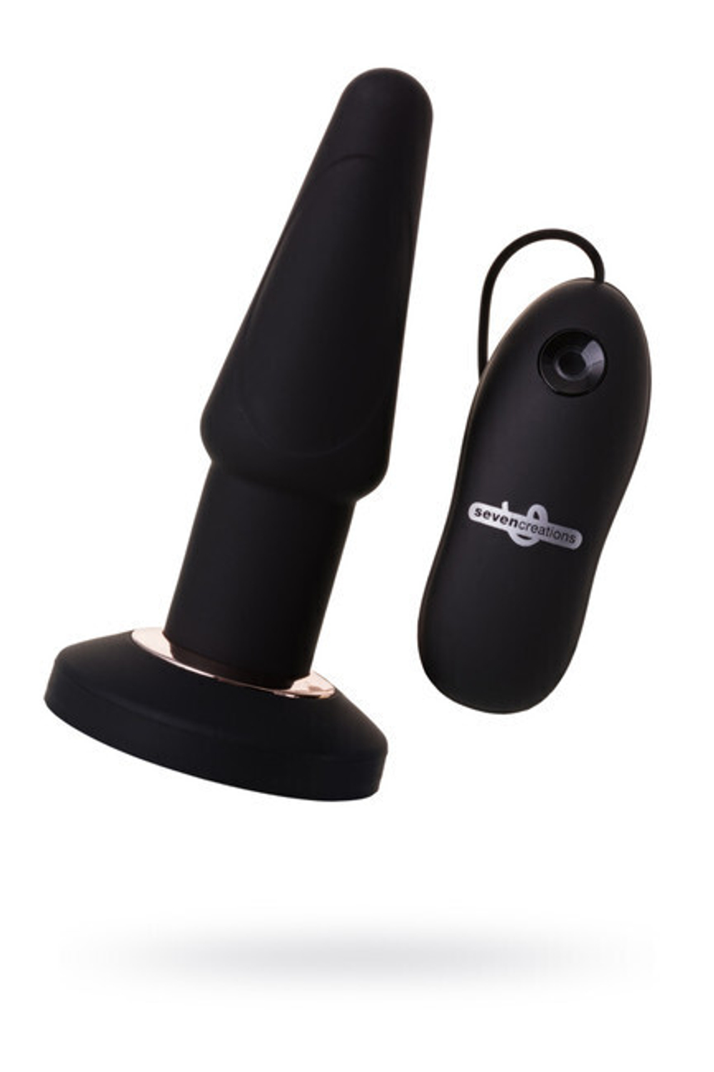 Черная вибровтулка узкая PURE Small But Plug (4 скорости , 12 см , черный) (Цвет: черный)