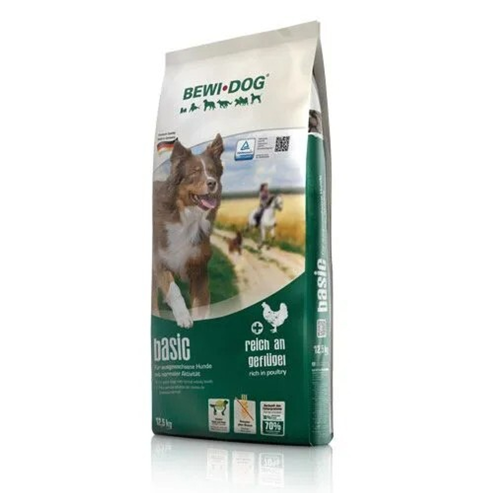 Сухой корм Bewi Dog Basic Беви-дог Базик 12,5 кг