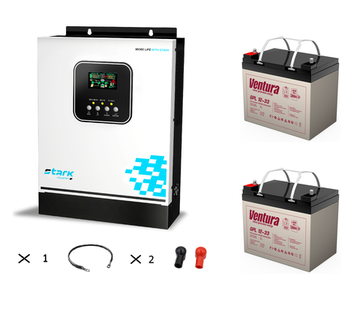 Комплект ИБП Stark Country 3000 INV MAX + АКБ Ventura GPL 12-33 х 2 шт.
