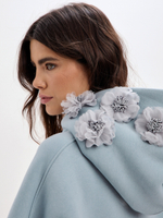 Худи гипер с цветами