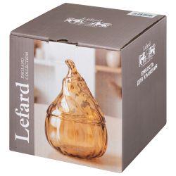 ЕМКОСТЬ ДЛЯ ХРАНЕНИЯ "PEAR" 11*11*15,5 СМ/300 МЛ