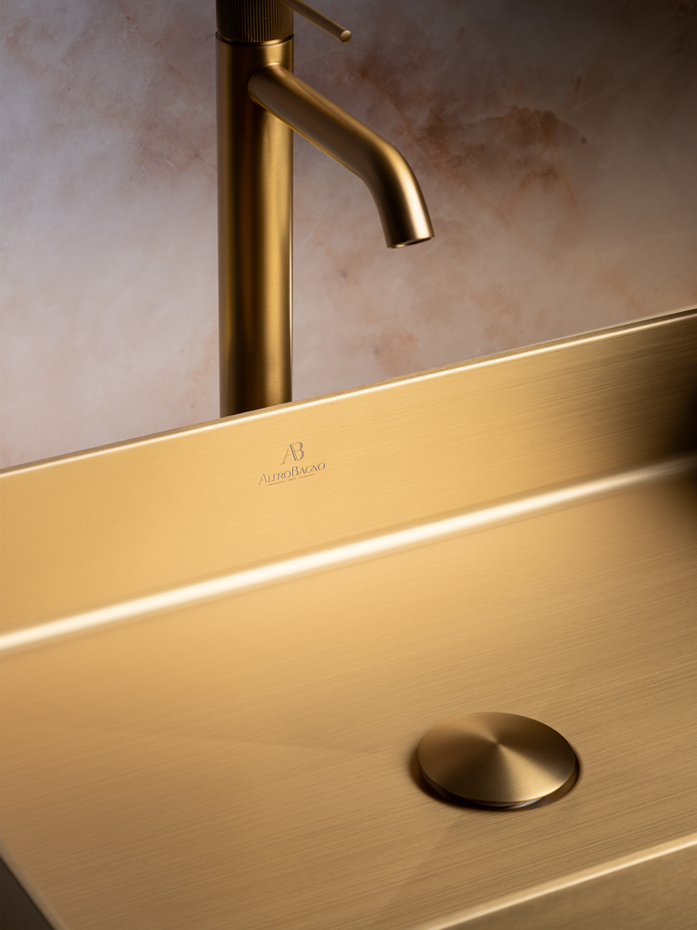 Раковина AltroBagno Astro 001017 OrSp из нержавеющей стали