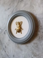 Панно 18 см. насекомые на стену для интерьера Жук