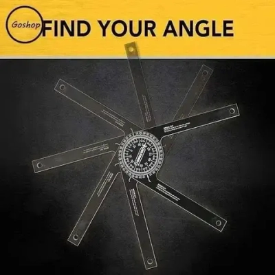 Угломер 185мм х 63мм, Алюминий