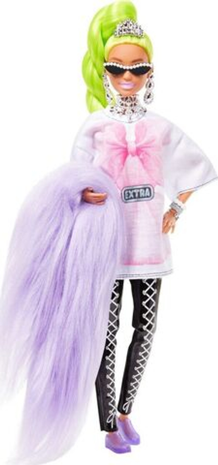 Кукла Mattel Barbie Экстра, с зелеными неоновыми волосами, HDJ44