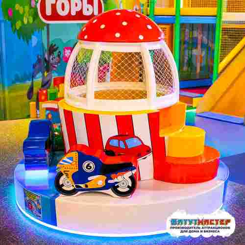 Электрическая карусель детская 4KIDS "Гонки на мотоциклах"