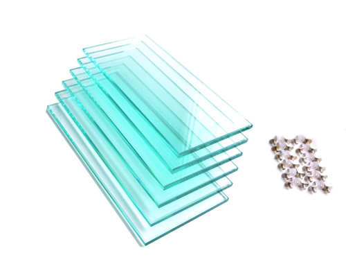 Комплект полированных стеклянных полок для Altum-135 / Crystal-145 (6шт. 116х289х10мм.)