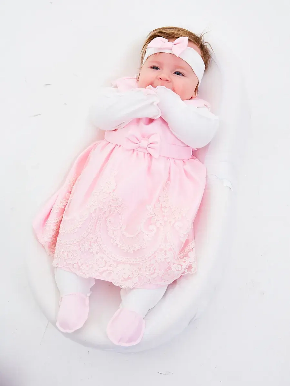 платье для новорожденной на выписку