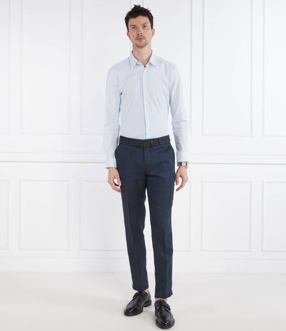 Льняное чиносы JT-18Hank Joop! - темно-синий(30042198)