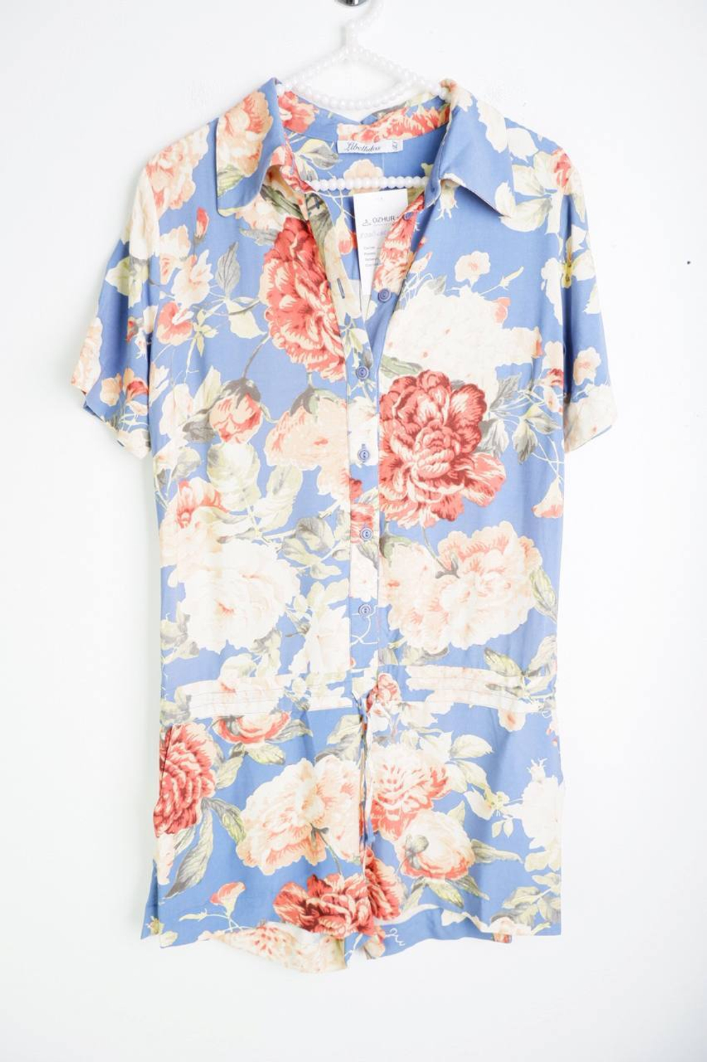 Комбинезон Libellulas цветочный, маркировка XS, визуально на 42 размер