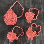 Штамп-птичка №2