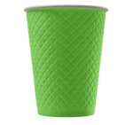 Стакан бумажный 2сл 300 (430) мл d=90мм с конгревом Waffle Colour ассорти