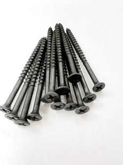 Саморезы по дереву 4.2х70 мм, черные фосфатированные, 1 кг