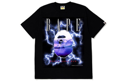 Футболка A BATHING APE BAPE LIGHTNING TEE T, 1G80-110-087
