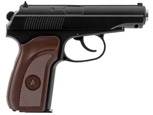 Пистолет пневматический Stalker SAPS Spring (ПМ)+имитатор ПБС, к.6мм (SA-33071PS)