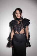 Блуза "Черный лебедь"