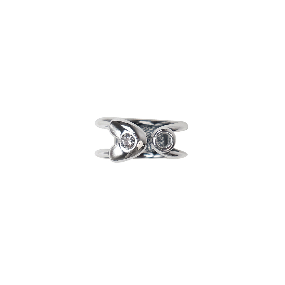 "Кассе" кольцо в серебряном покрытии из коллекции "Ералаш" от Jenavi