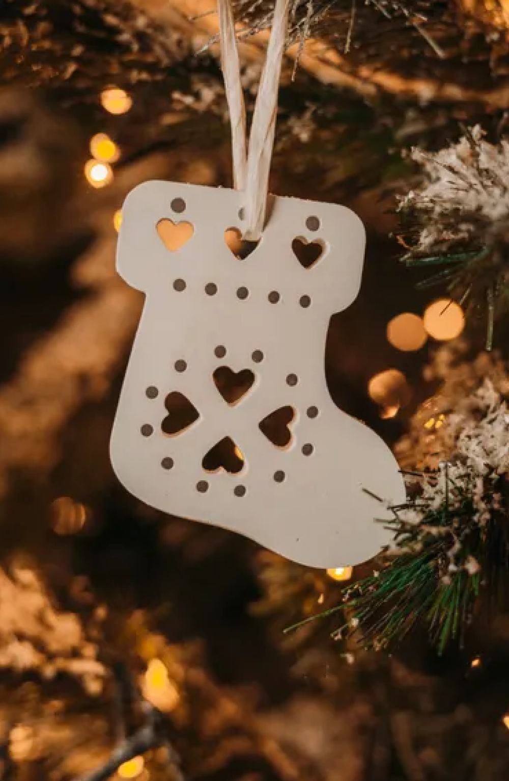 Ароматная елочная игрушка Носок, SALTED CARAMEL