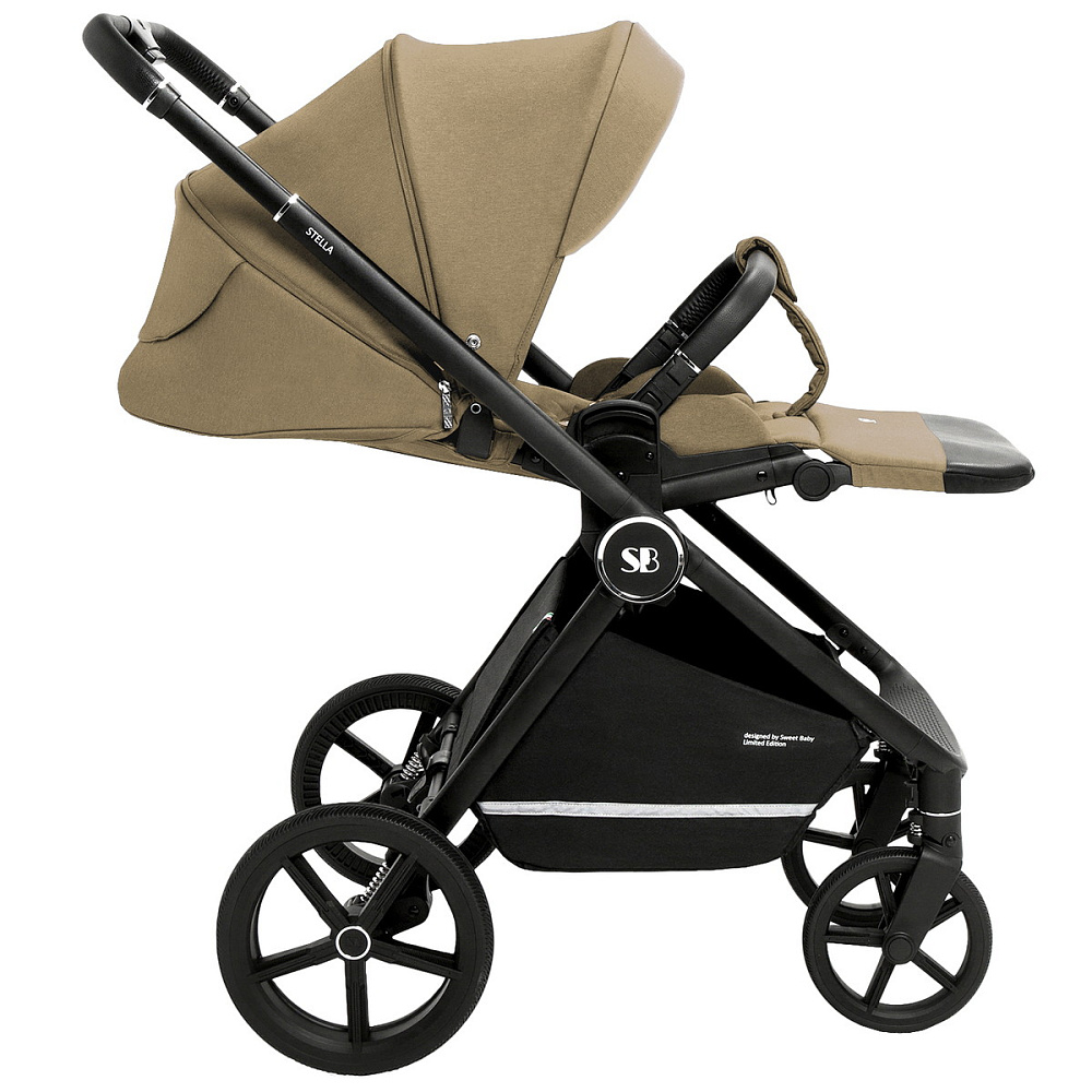 Коляска 3 в 1 Sweet Baby Stella + автокресло Premier Grey Beige