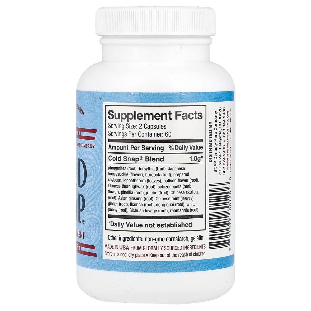 Snap Dynasty, Cold Snap®, 120 капсул
