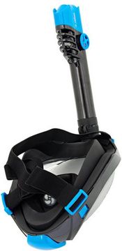 Маска полнолицевая Sargan Галактика премиум черная/синяя/черная